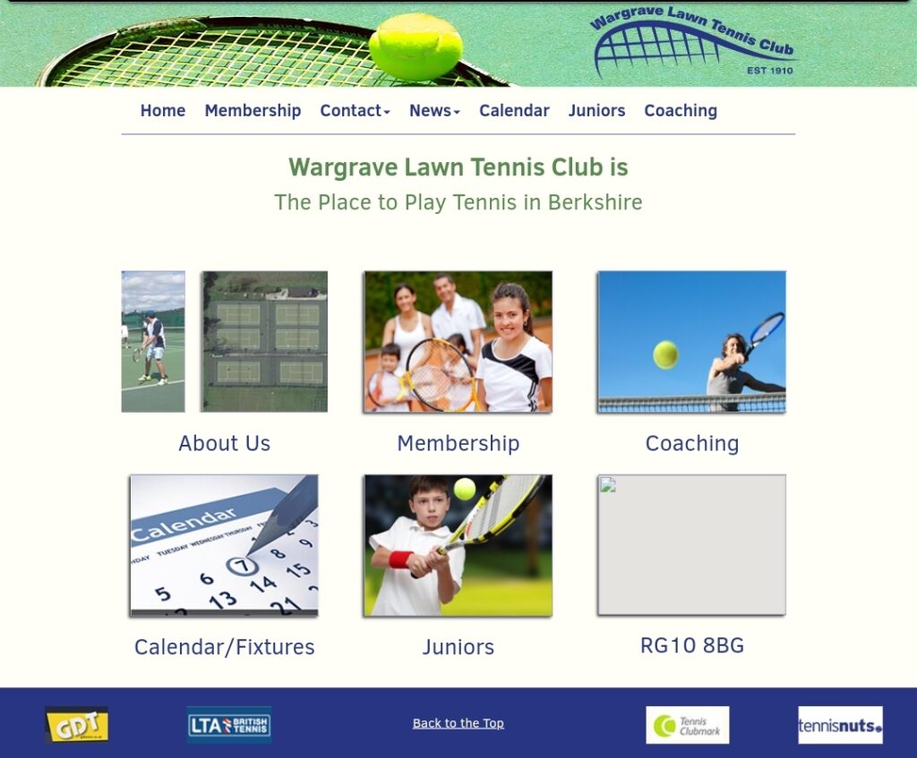 2017 Wargrave LTC Website