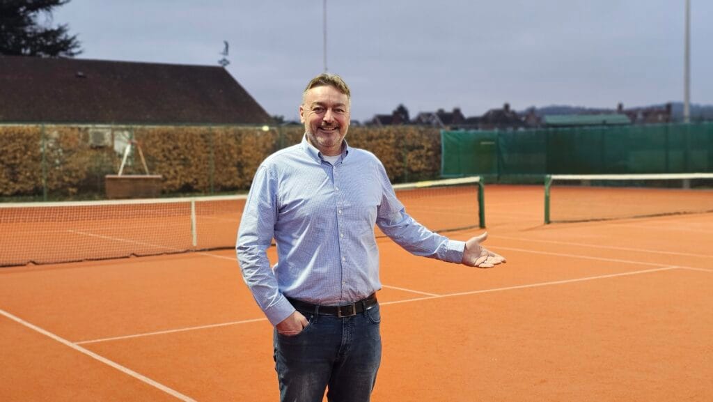 Richard Vertigan Treasurer Wargrave Tennis Club Artificial Clay 2